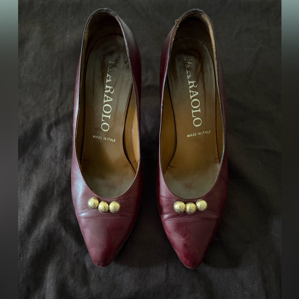 Maraolo 90’s Italian Leather Pumps